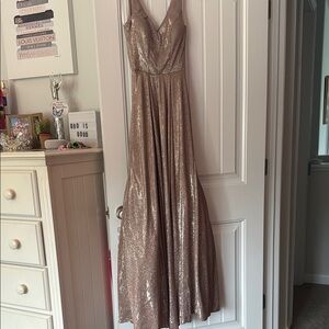 B. Smart Shimmering Metallic Dress